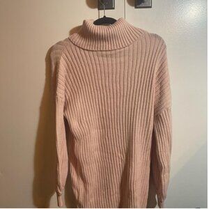 Light Pink Sweater Dress